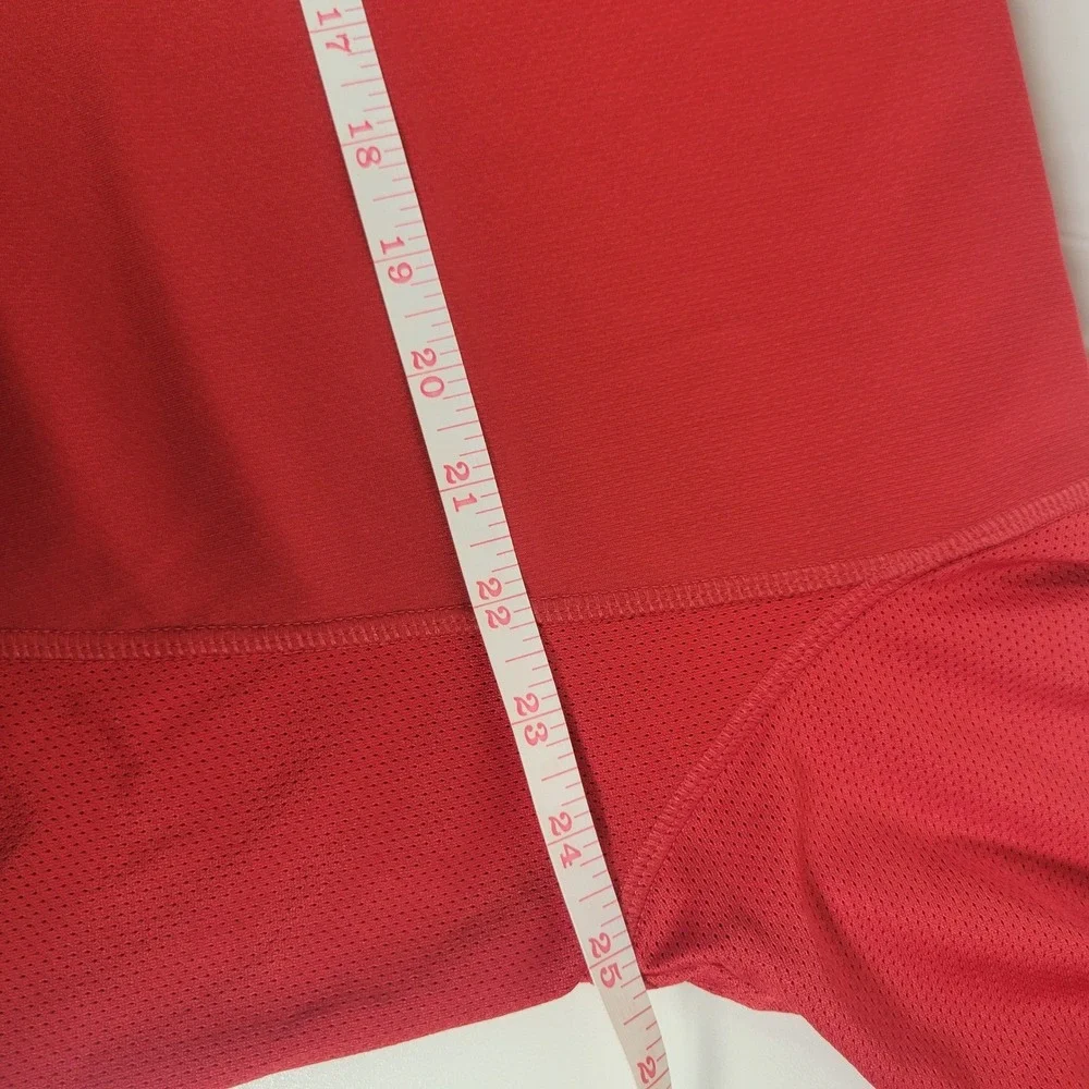 Adidas ClimaCool Mens Red Short Sleeve Athletic Training Shirt AK9001 Size XL